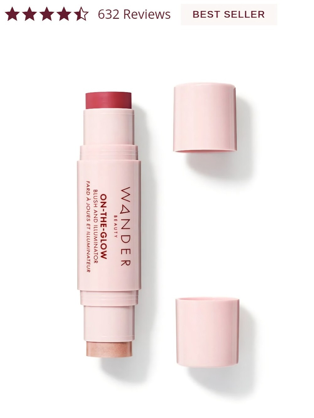 Wander Beauty - On-the-Glow Blush&Illuninator - Strawberry Fields